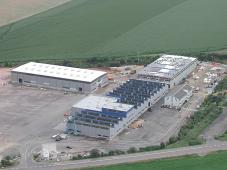 HANS STREITNER ARCHITEKTEN, HSA - UKM Fahrzeugteile GmbH - HALLE 1 - 47-UKMFahrzeugteileGmbH - LUFTFOTO