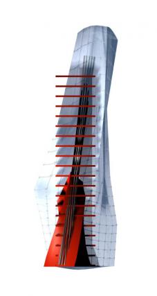 HANS STREITNER ARCHITEKTEN, HSA - GROUND ZERO, New York City - Tower - D-T023